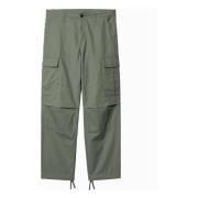 Carhartt Wip Reguljära Cargo Byxor Park Rinsed Green, Herr