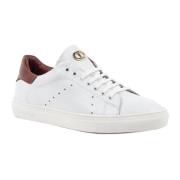 Dee Ocleppo Mjuk Läder Logo Sneaker White, Herr