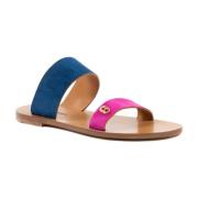 Dee Ocleppo Mocka Platta Sandaler Elegant Bekväm Multicolor, Dam