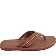 Tommy Hilfiger Vinter Cognac Flip Flops Brun Brown, Herr