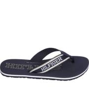 Tommy Hilfiger Blå Flip Flops för Kvinnor Blue, Dam