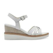 Tamaris Vita Casual Platta Sandaler White, Dam