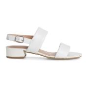 Tamaris Vita Avslappnade Öppna Platta Sandaler White, Dam