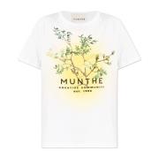 Munthe Tryckt T-shirt White, Dam