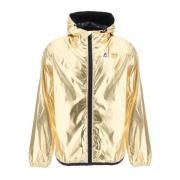 Comme des Garçons Play Guld Laminerad Ripstop Jacka Yellow, Herr