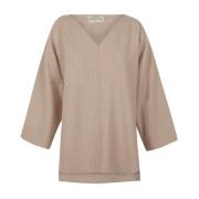 Cortana Randig Ulltopp Beige, Dam