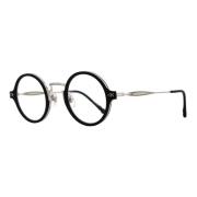 Matsuda Stylish Eyewear Frames in Silver Black Black, Unisex