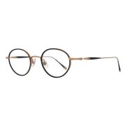 Matsuda Rose Gold Black Eyewear Frames Black, Unisex