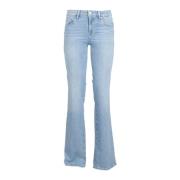 Paige Stiliga Sloane Jeans för Kvinnor Blue, Dam
