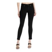 Versace Jeans Couture Kort Jean med Logodetaljer Black, Dam