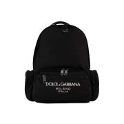 Dolce & Gabbana Pre-owned Pre-owned Tyg ryggsckar Black, Dam