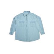 Deus Ex Machina Wenders Chambray Skjorta Blue, Dam