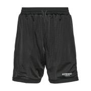 Represent Mesh Perforerade Shorts Svart Elastisk Dragsko Black, Herr