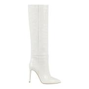 Paris Texas Elegant Stiletto Boot White, Dam