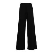 MC2 Saint Barth Stiliga Wide Leg Byxor Black, Dam