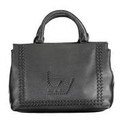 Byblos Elegant Two-Handle Tote Bag Black, Dam