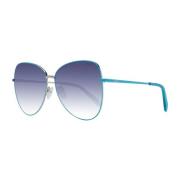 Emilio Pucci Gradient Butterfly Solglasögon Stiligt Design Blue, Dam