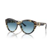 Jimmy Choo Modernt solglasögon med UV-skydd Brown, Dam
