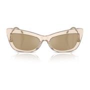 Dolce & Gabbana Dam Cat-Eye Solglasögon Dg4467B 343203 Brown, Unisex