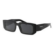 Prada Stiliga solglasögon med unik design Black, Herr