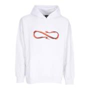 Propaganda Logo Steel Hoodie Lättvikts Streetwear White, Herr