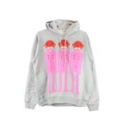 Walter Van Beirendonck Aliens Oversized Hoody Grå Melange Gray, Herr