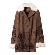 Ermanno Scervino Winter Jackets Brown, Dam