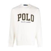 Ralph Lauren Nevis Sweatshirt White, Herr