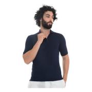 Hindustrie Slim Fit Polo Shirt Blue, Herr