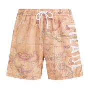 Alviero Martini 1a Classe Geo Classic Strand Boxershorts Beige, Herr