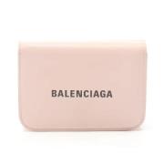 Balenciaga Vintage Pre-owned Laeder plnbcker Pink, Dam