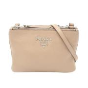 Prada Vintage Pre-owned Laeder prada-vskor Beige, Dam