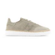 Hogan Snygga Beige Mocka Sneakers Beige, Herr