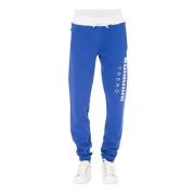 Baldinini Sportiga Fleecebyxor med Logo Blue, Herr