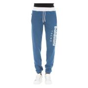 Baldinini Stiliga Herr Sweatpants Rea Blue, Herr