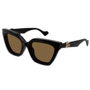 Gucci Stiliga solglasögon för modeintresserade individer Black, Unisex