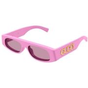 Gucci Acetatsolglasögon Pink, Unisex