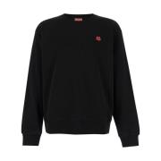 Kenzo Svart Knitt Sweaters Black, Herr