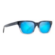 Maui Jim Blå Hawaii Solglasögon Kvadrat Transparent Blue, Unisex