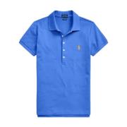 Ralph Lauren Iris Blue Julie Stilfull Topp Blue, Dam