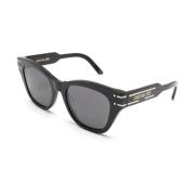 Dior Diorsignature B4I 10A0 Sunglasses Black, Dam