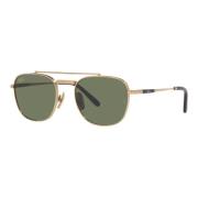 Ray-Ban Gold/Green Frank II Sunglasses Yellow, Unisex