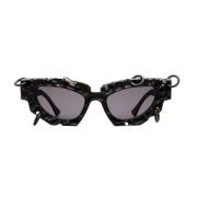Kuboraum Cat-eye solglasögon Hypercore Limited Edition Black, Dam
