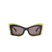 Loewe Fjärilssolglasögon med färgglada detaljer Multicolor, Dam