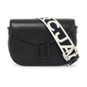 Marc Jacobs Stor Saddle Bag med Monogramklaff Black, Dam