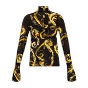 Versace Jeans Couture Tröja med tryck Multicolor, Dam