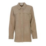 Anine Bing Light Jackets Beige, Dam