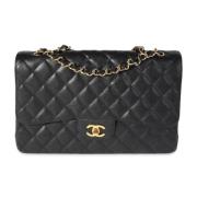 Chanel Vintage Pre-owned Laeder crossbodyvskor Black, Dam