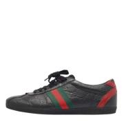 Gucci Vintage Pre-owned Laeder sneakers Black, Dam