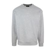 A.p.c. Ekologisk Bomull Crewneck Sweater Gray, Herr